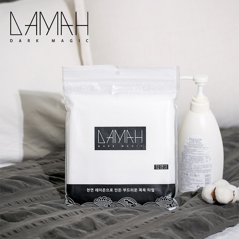 黑魔法(DAMAH DARK MAGIC) DAMAH一次性浴巾套组(1浴巾+2毛巾)*10包高清大图