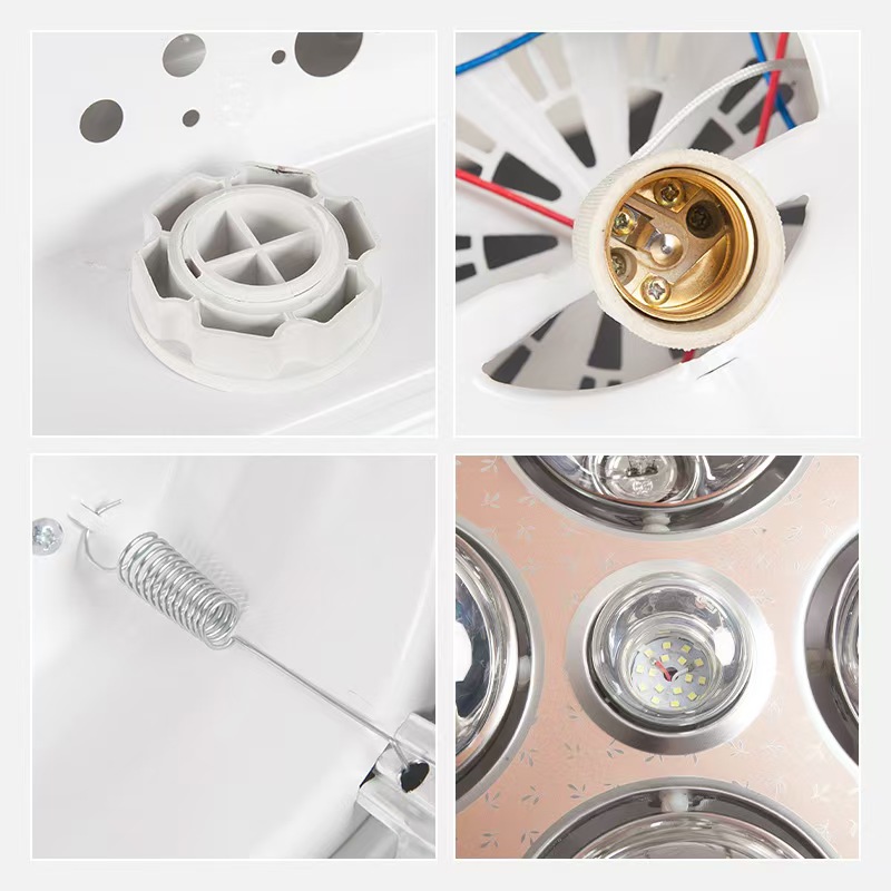 西瑞思 浴霸灯 取暖灯led防水四灯壁挂式 XRS-YB 台高清大图