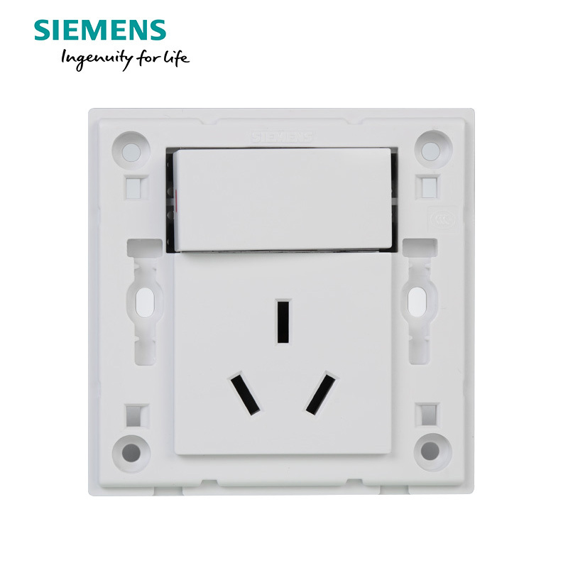 西门子(SIEMENS)开关插座 悦动雅白系列一开16A三孔空调插座5UB80933NC01