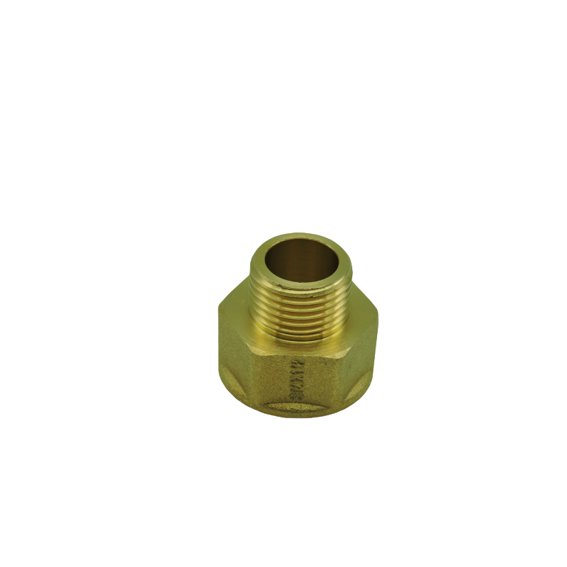 南方卫通 全铜内外丝直接头 内外螺纹延伸接头 异径接头6分内丝*4分外丝延伸接头高清大图