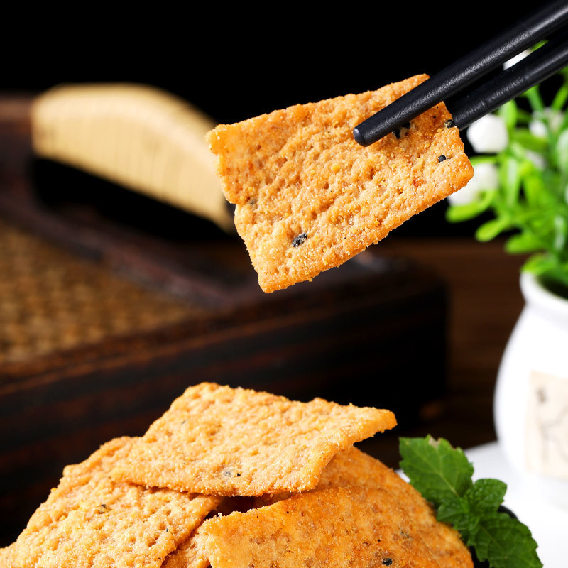 狗牙儿大米锅巴fun酱香烧烤味188g包小龙虾大锅说五香味葱香酥沙咸蛋