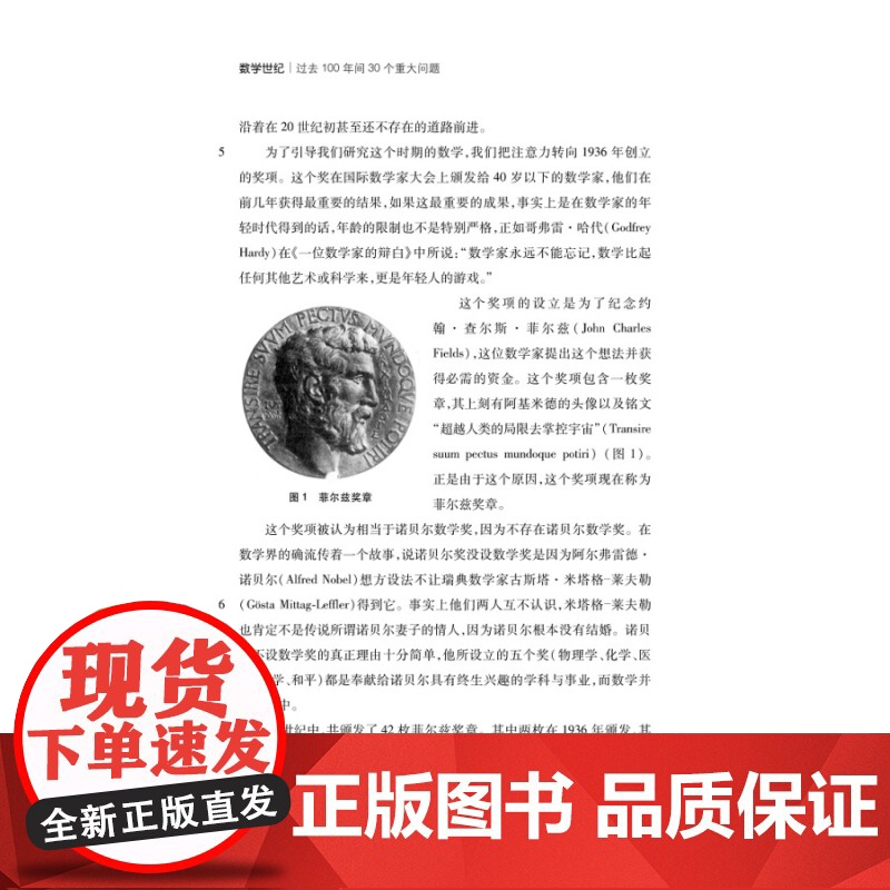 数学世纪--过去100年间30个重大问题 [意] 皮耶尔乔治·奥迪弗雷迪著胡作玄译适合科学史研究者数学爱好者与阅读上海科高清大图