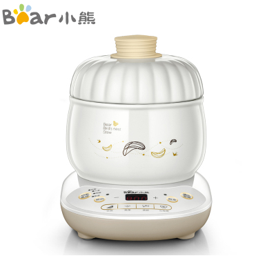 小熊(Bear)电炖盅家用全自动燕窝炖盅陶瓷内胆多功能隔水电炖锅0.6L DDZ-B06R2