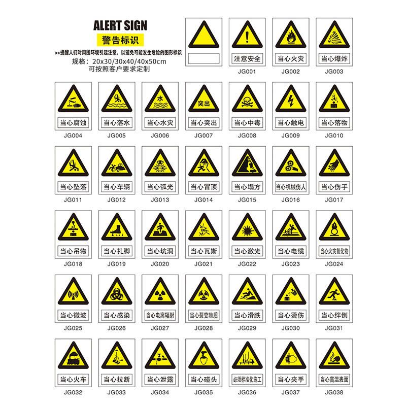 Hittery 发电机房标识牌 5毫米 雪弗板贴亮膜+白胶 3块/组 定制 货期25天(单位:组)图片