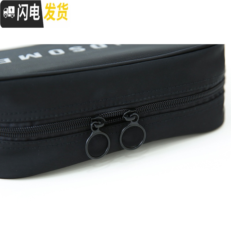 三维工匠化妆包小号便携迷你小淑女韩国清新简约可爱粉收纳包大容量洗漱袋高清大图