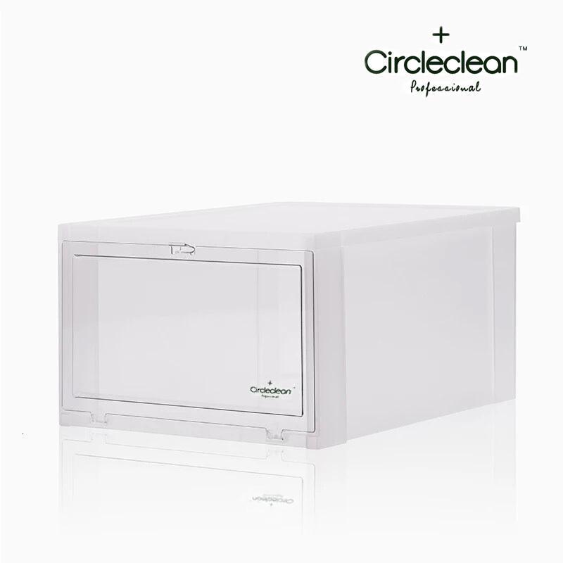 circle storage 高端透明鞋盒球鞋收藏盒 6枚 9折现货 29x35.5x19cm