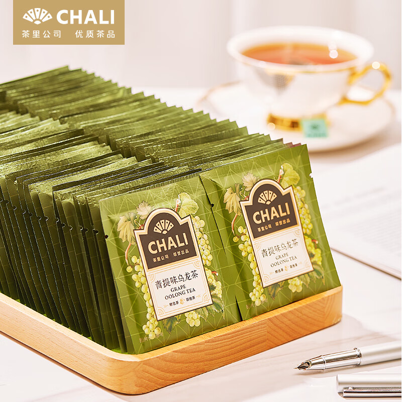 ChaLi 茶里无纺布青提味乌龙茶独立茶包200g(2g*100包)高清大图