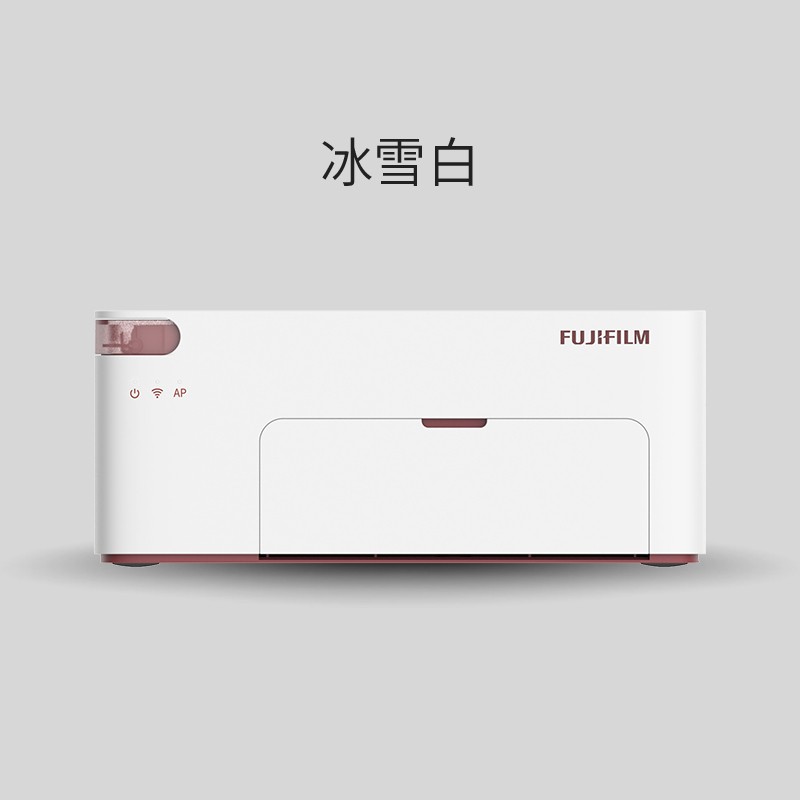 富士(FUJIFILM)INSTAX Smart小俏印二代冰雪白 立拍立得 快显胶片打印 小型家用 照片相片无墨打印
