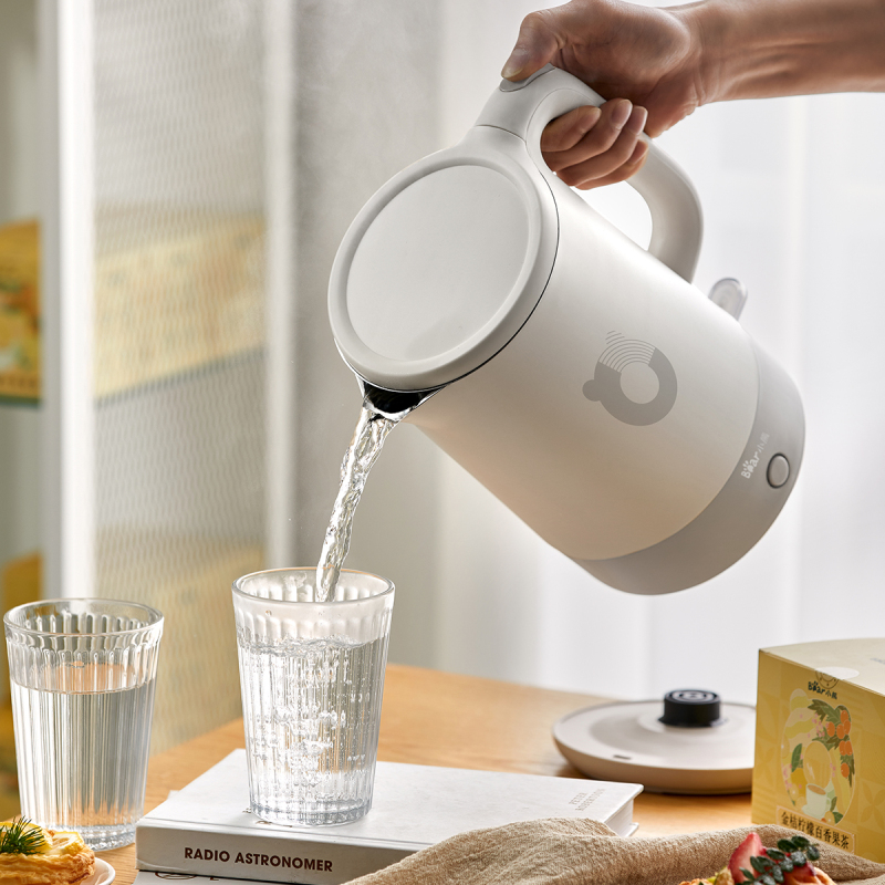 小熊bear电水壶电热水壶55度保温功能一体无缝内胆zdhq17u7