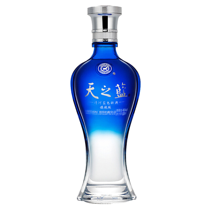 洋河 蓝色经典 天之蓝46度520ml*6瓶 整箱装 浓香型白酒 口感绵柔