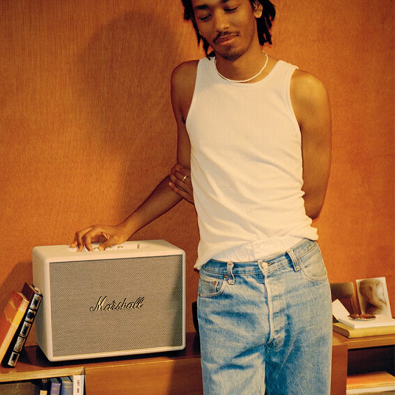 MARSHALL(马歇尔)WOBURN III 音箱3代无线蓝牙摇滚家用重低音音响 白色高清大图