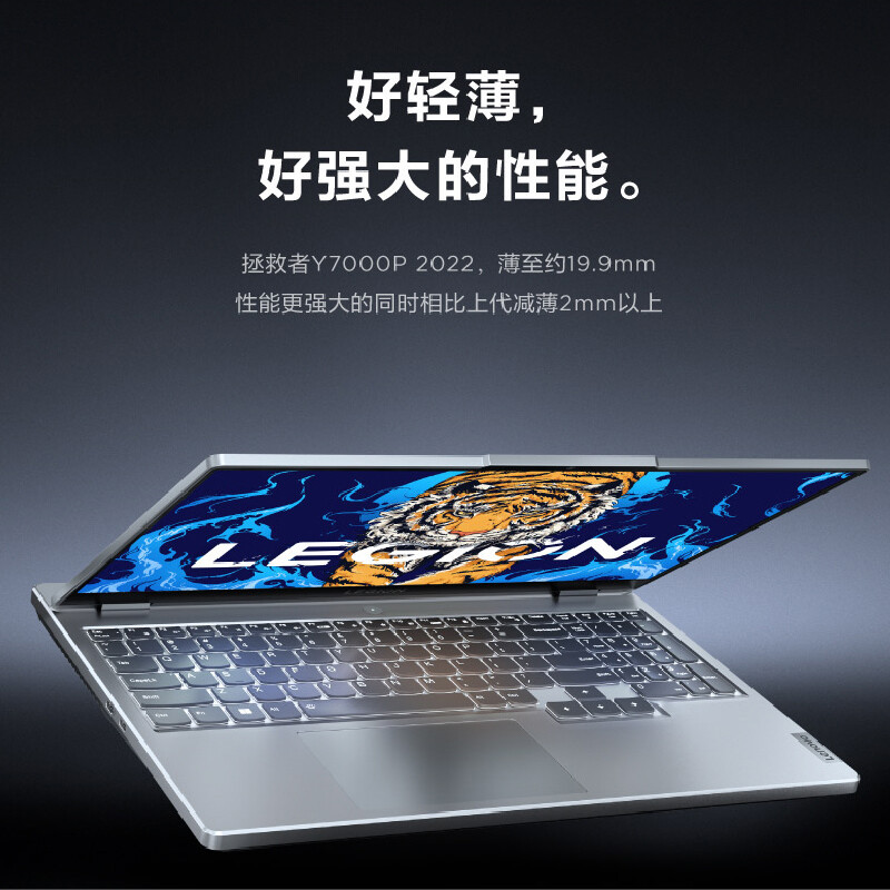 联想(Lenovo) 拯救者Y7000P_2022 15.6英寸游戏本笔记本电脑(i5-12500H/16G/512G/RTX3050Ti 4G) 银色 高色域视频剪辑学习设计本