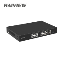 海维HV-SG1018P千兆19口混合POE交换机