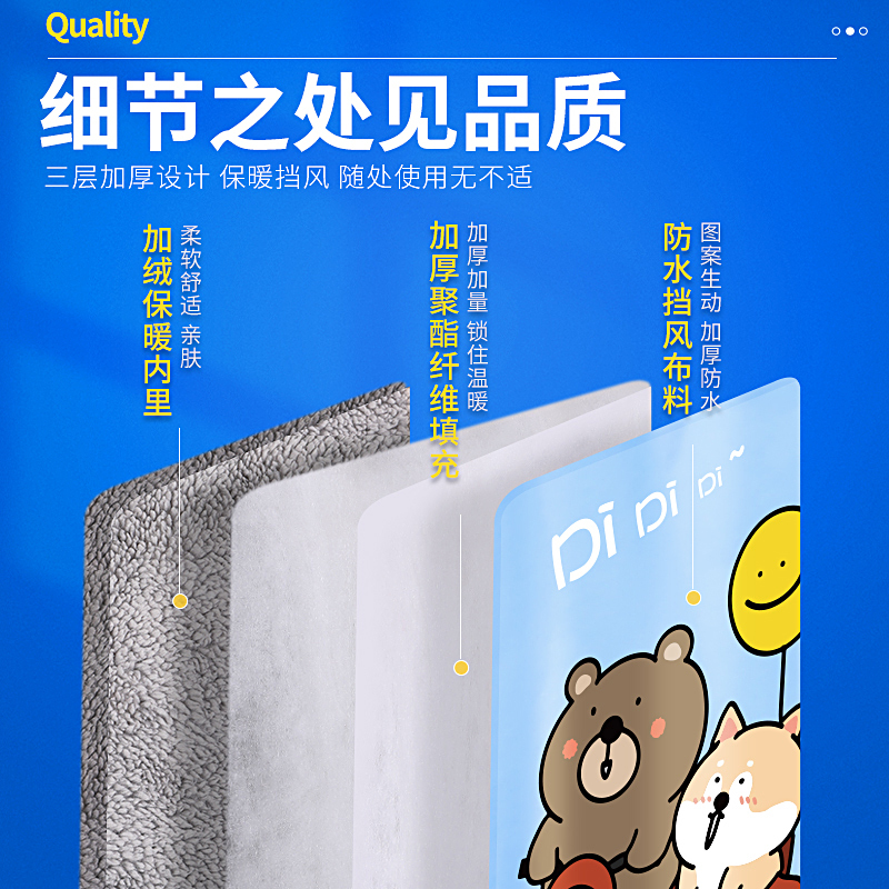 带手指-纯黑[特价] L 电动摩托车手套冬季保暖电瓶车把套防寒防水挡风加厚男女把手护手