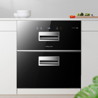 万和(Vanward) 100升二星级消毒柜 嵌入式高温消毒柜 小型家用碗筷餐具厨房消毒碗柜 ZTD100QE-D2