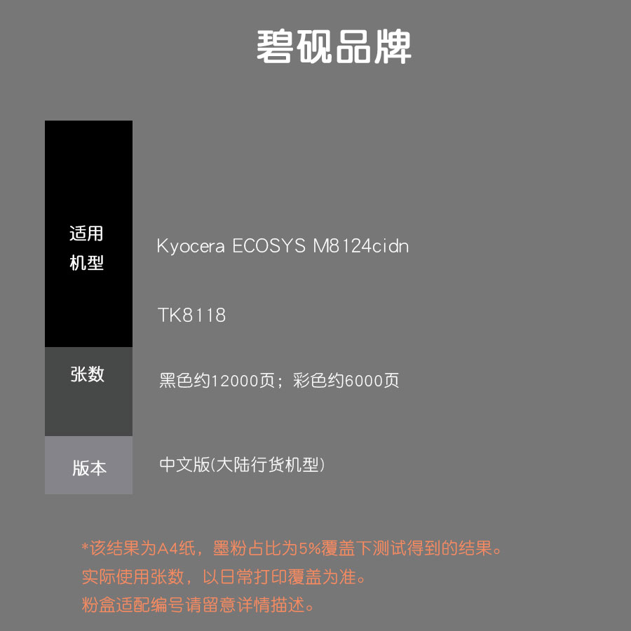 TK8118/M8124粉盒高清大图