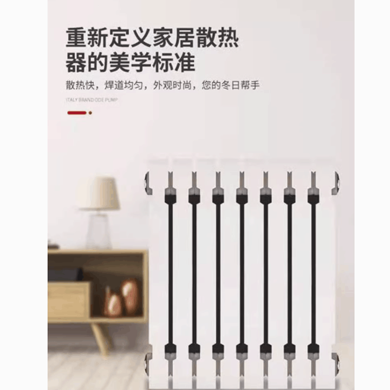 云型巨 暖气片 铸铁银粉老式取暖散热器 760足片 柱图片