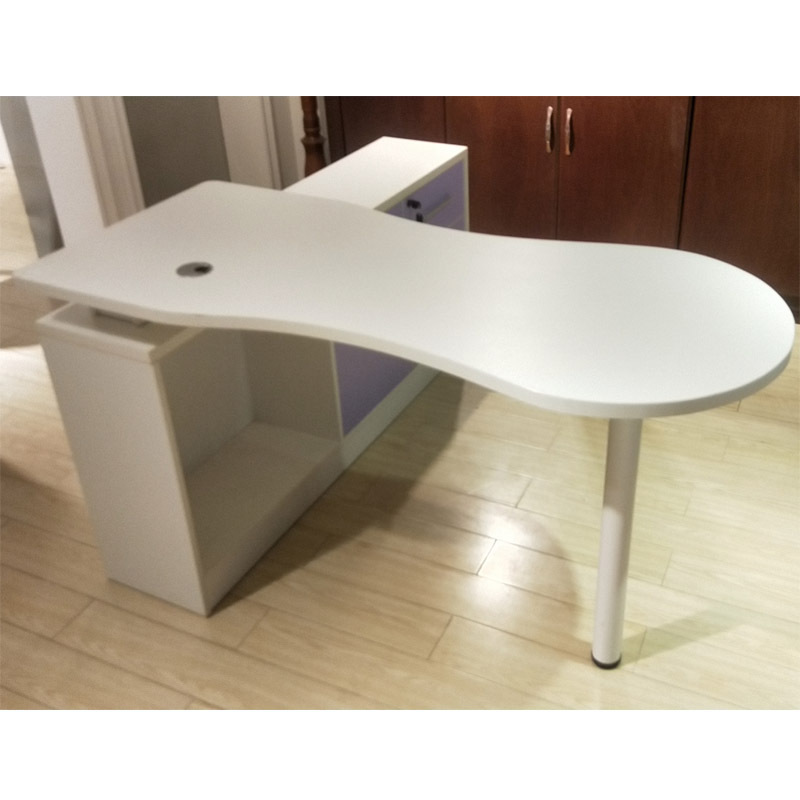 卡里鳄圆弧转角书桌弧形电脑桌办公写字桌klehxz77台式书柜拐角简约