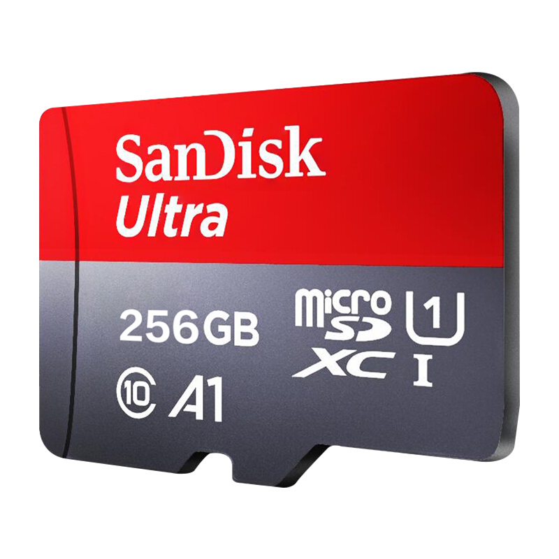 闪迪(Sandisk)256GB TF卡MicroSD 读 100MB/s A1 CLASS 10手机内存卡存储卡