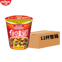 日清(NISSIN)合味道五香牛肉86g*12杯整箱 方便杯面速食泡面