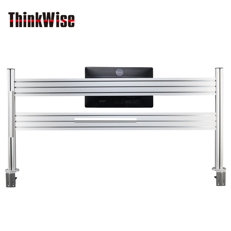 ThinkWise 慧想 桌面双层屏风支架(1200~1600mm)G-穿孔/C-夹具 CPF-02