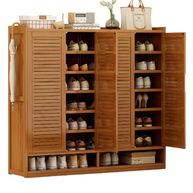 攸形鞋柜四门1180*320*1120mm个高清大图