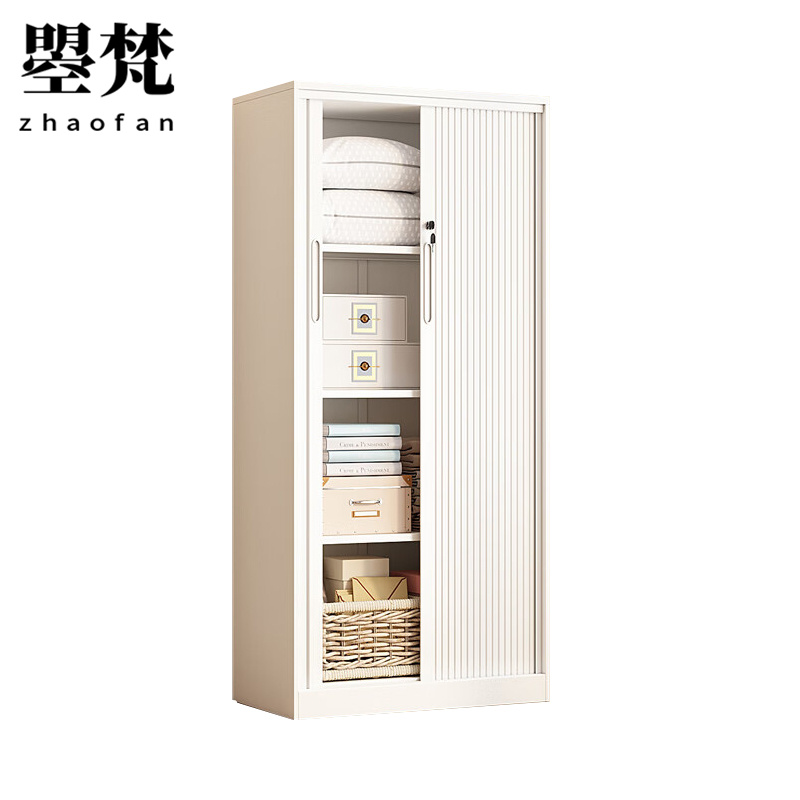 曌梵卷门储物柜1500*600*400mm台高清大图