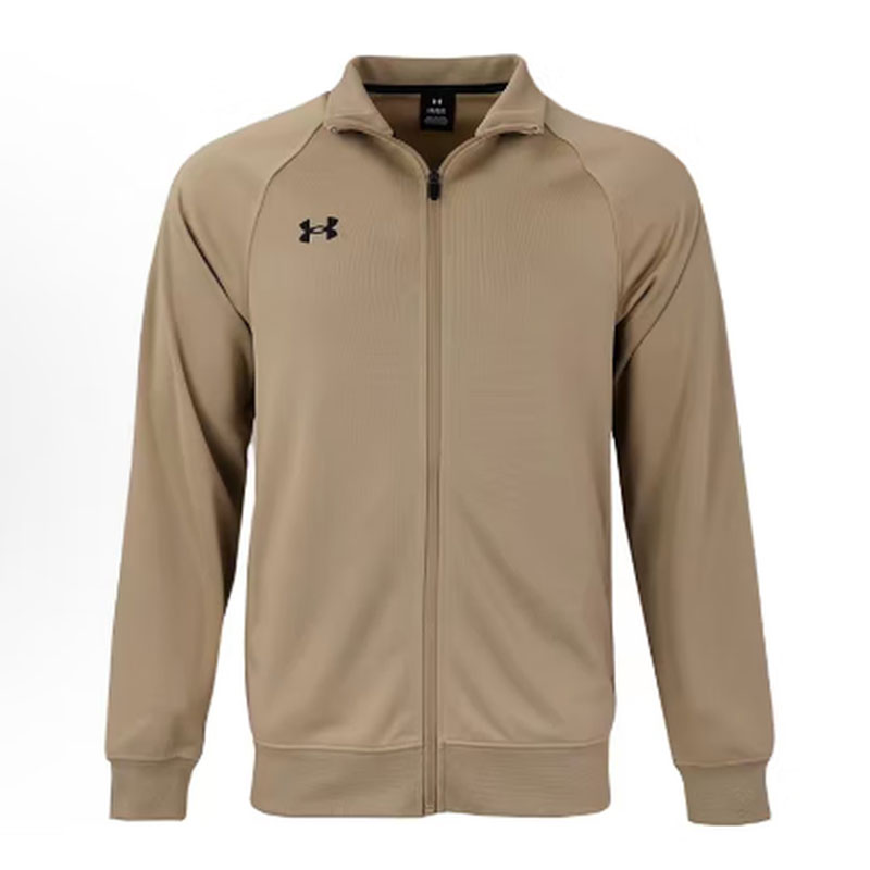 安德玛(Under Armour)男子新款健身跑步简约运动针织立领夹克外套25600404-001 ZP高清大图
