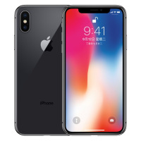 苹果Apple iPhone X 256G 移动4G联通4G智能手机 港版 太空灰