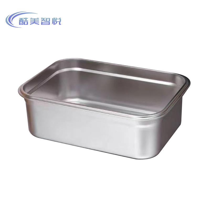 酷美智悦 304保鲜盒带塑料盖40*28.5*12cm KM-BH117 个高清大图