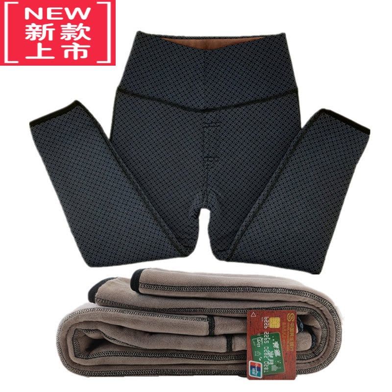 可莉允男童加绒加厚冬季棉裤高腰弹力保暖裤学绒裤小中大童打底裤图片