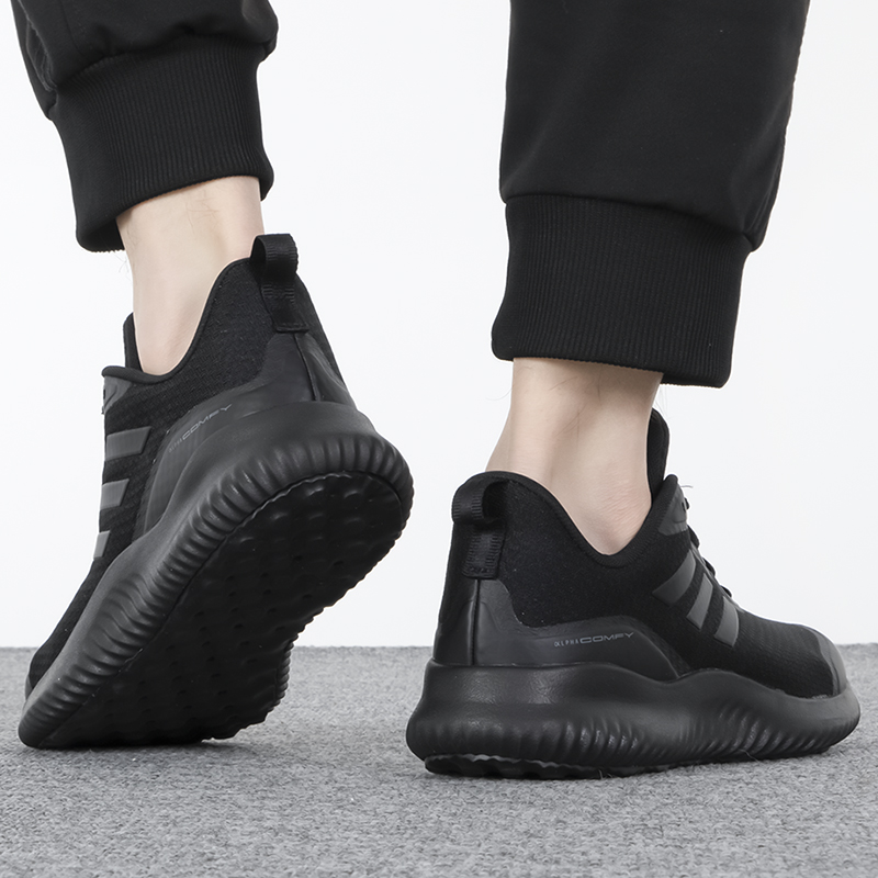 阿迪达斯（adidas）男鞋跑步鞋ALPHACOMFY网面透气跑鞋缓震轻便健身训练休闲运动鞋ID0351 ZP高清大图