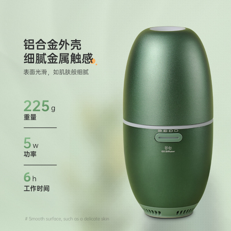谷心车载香薰机加湿器车用小型精油喷香扩香机迷你无线香氛机高清大图