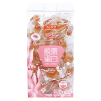 汤臣倍健 胶原蛋白软糖果丸鱼胶小分子60粒玫瑰味 女性促进胶原蛋白生成 抗自由基水果糖
