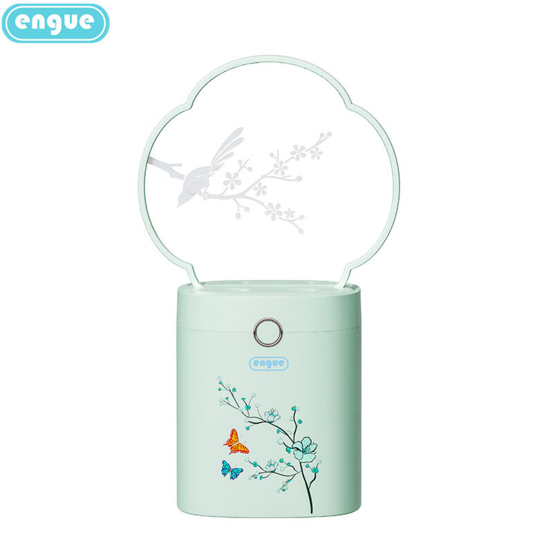 恩谷加湿器 EG-026 绿 双孔喷雾均匀国潮美学加湿器中式高清大图