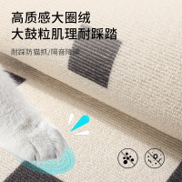 奶油风地毯客厅轻奢高级感2024新款家用沙发地垫卧室防水免洗可擦