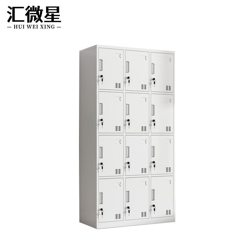 汇微星十二门储物柜900*350*1800mm台高清大图
