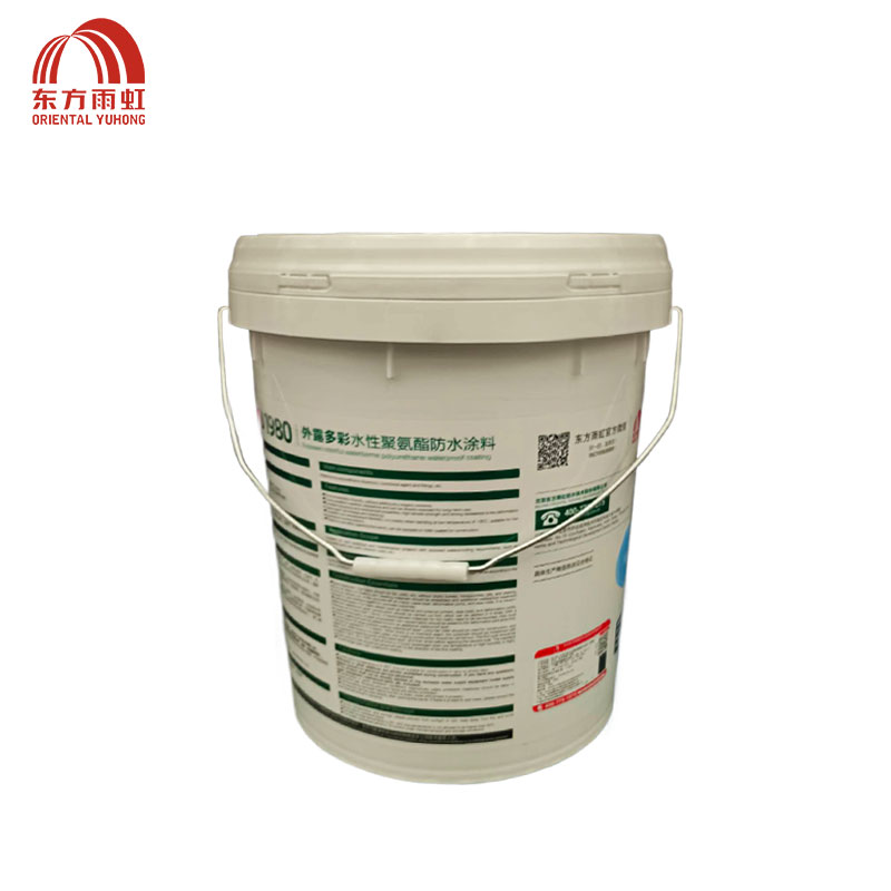 东方雨虹 惠顶外漏多彩水性聚氨酯防水涂料 HD1980 桶高清大图
