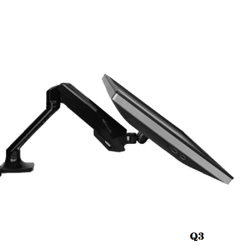 联想乐歌(Loctek)Q3 基础款电脑支架适用于10-30 英寸显示器支架 多维度气弹簧式支架 乐歌显示器支架高清大图