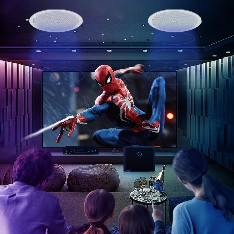 先科(SAST)吸顶式5.1家庭影院音响套装电视机家用客厅吊顶音箱3d环绕立体声嵌入式重低音功放套装蓝牙KTV高清大图