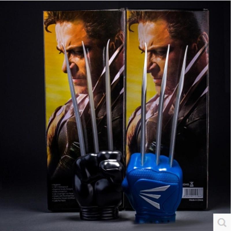 金刚狼爪 爪子手套 1:1真人可穿戴 黑爪cosplay道具模型 黑色左爪