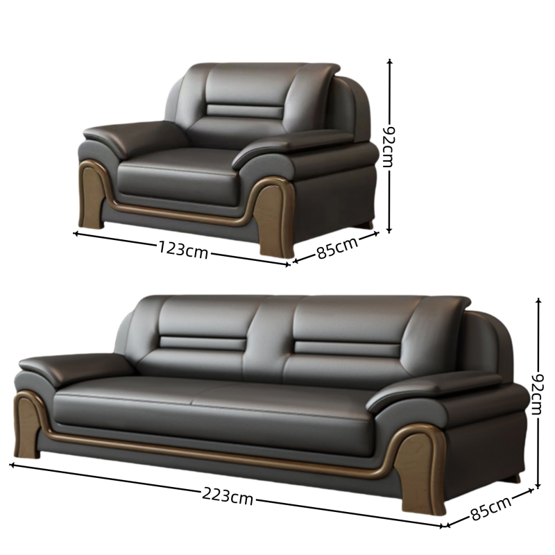 豫龙都商务沙发3+1套高清大图