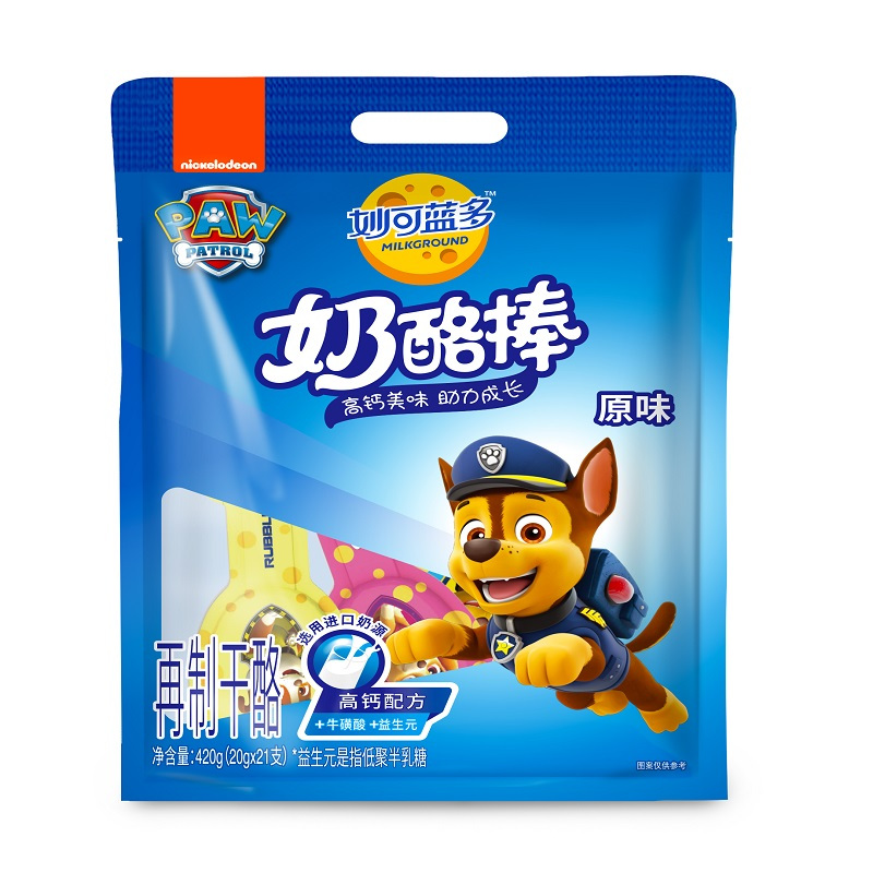 妙可蓝多奶酪棒原味420g视频