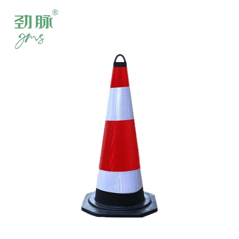 劲脉 橡胶路锥警示柱 反光锥防撞柱-68cm 根