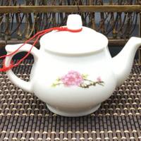 景德镇陶瓷茶壶单壶功夫小号容量迷你茶壶家居用品泡茶壶青花瓷茶具送壶绳茶具