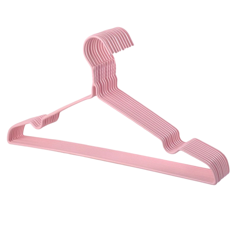 LONMATE 成人衣架加粗(凹槽)43cm-5个一组高清大图