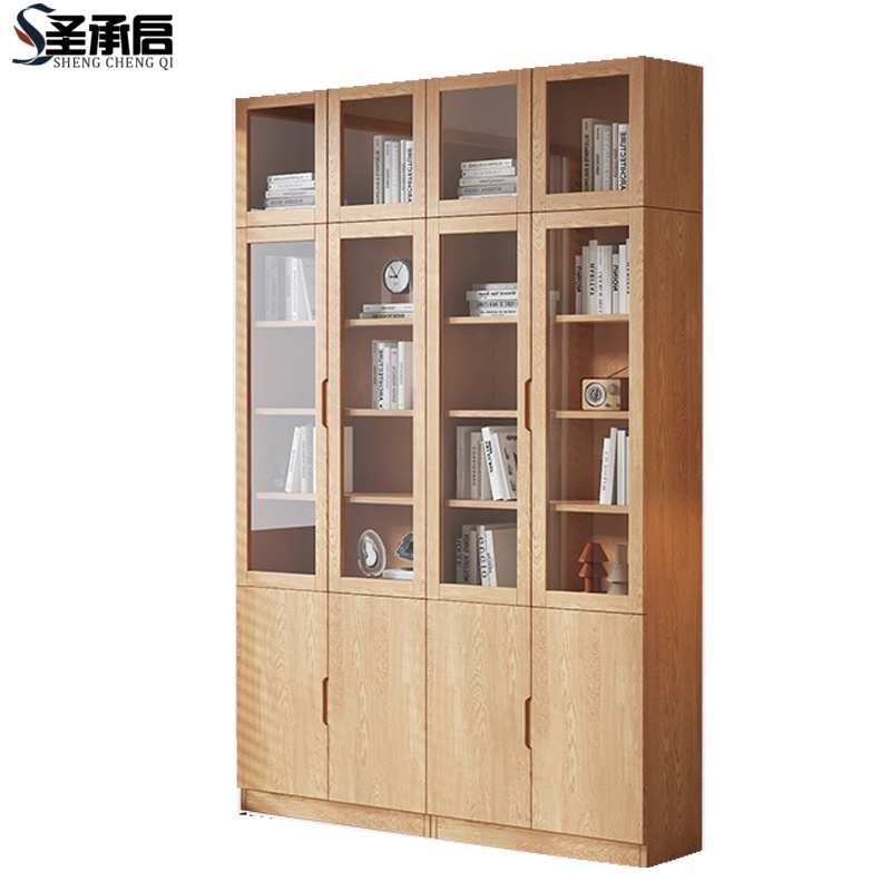 圣承启 落地书柜 四门台高清大图