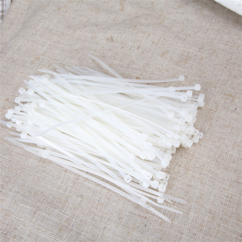 塑料尼龙扎带束线带理线带扎线带 透明扎带 2.5*100 1000根/包