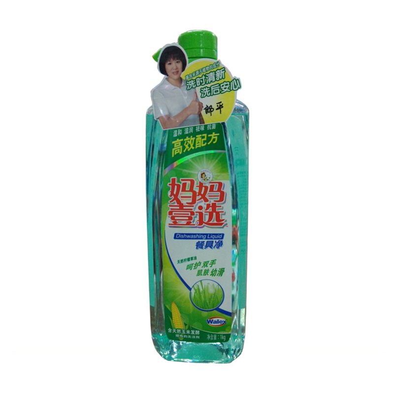 妈妈壹选 透明瓶 天然橙花油 餐具净 1kg+补充装1kg (单位:瓶)