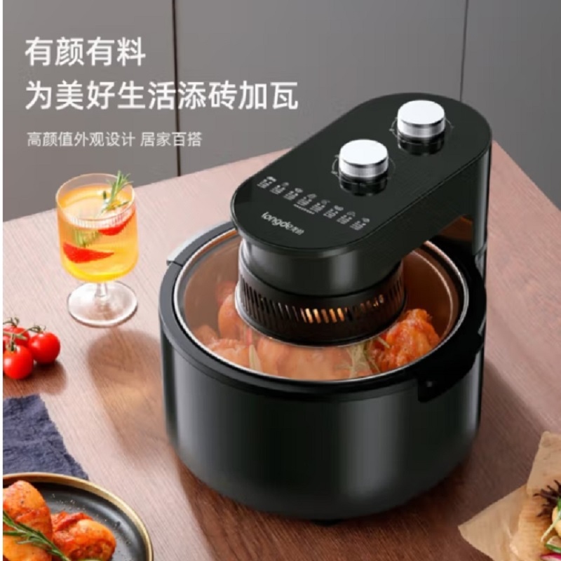 龙的 家用大容量可视空气炸锅 LD-KL5386 6L高清大图